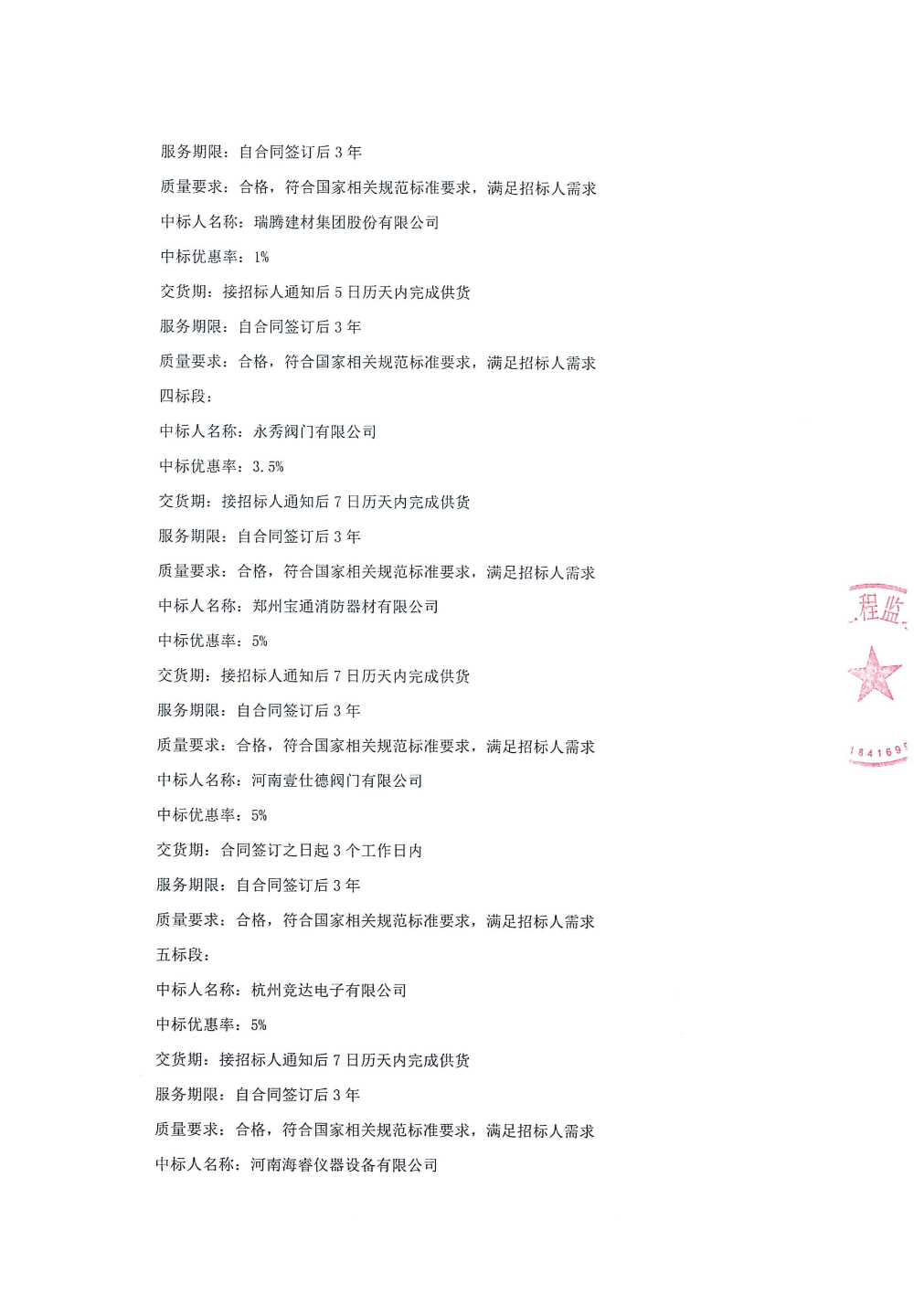 威派格中标结果：新郑市溱洧水务有限公司2025年-2027年供水管件、二次供水设备及机电设备维修维护供应商入围项目中标结果公告:二次供水设备